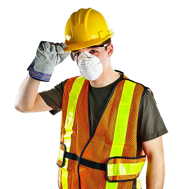 Worker providing professional mold and asbestos remediation service in Brooklyn, NY